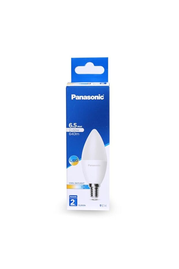 Panasonic 6.5W 6500K E14 Base LED Day Light Candle Lamp Bulb