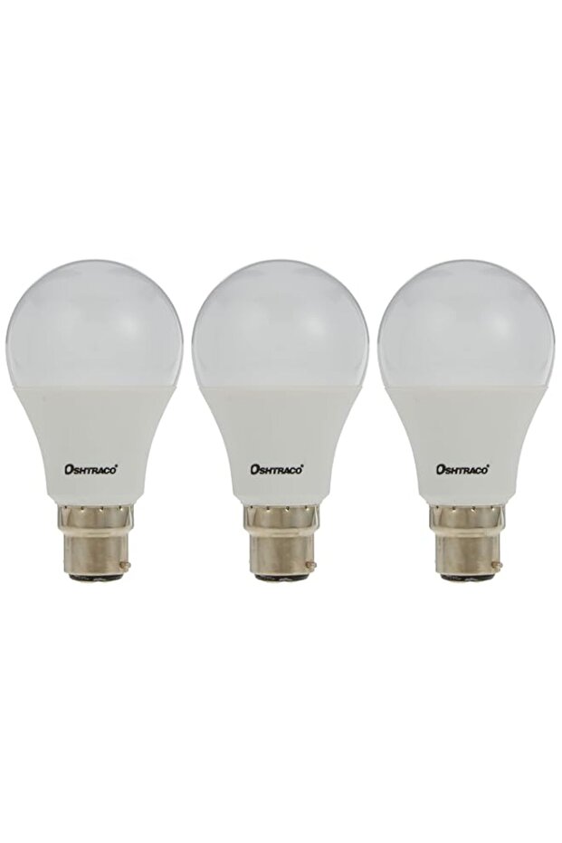 Oshtraco 5W B22 LED Lamp 3-Piece Set, Day Light