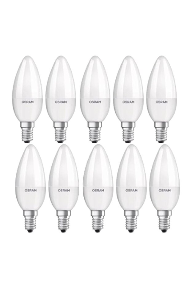 Osram E14 Screw 827 230V CLASS B40 4.7W Frosted Dimmable LED Lamp, 10-Pack