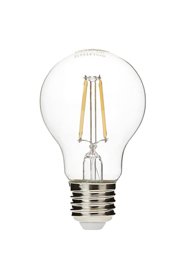 Philips Led Classic Bulb- 6-60W, A60 E27 Capbase (929001974508) - Warm White