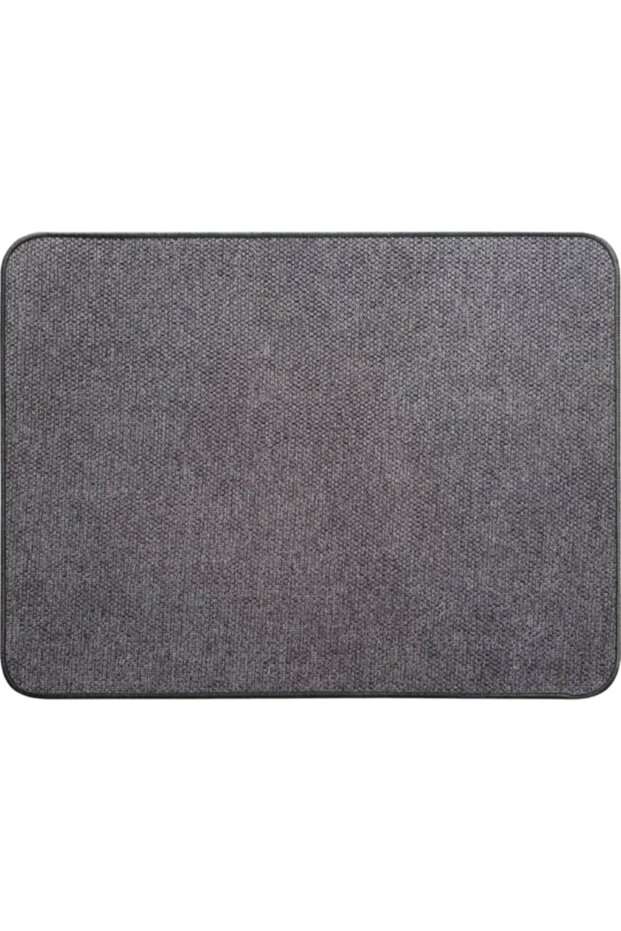 Hexagone Rectangular Velvet Kitchen Mat 45 x 60cm - 1