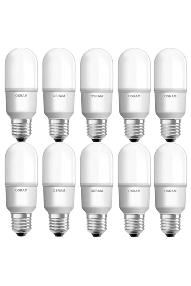 Osram LED Bulb (E27, 9W, 4000K, Combo of 10, White)