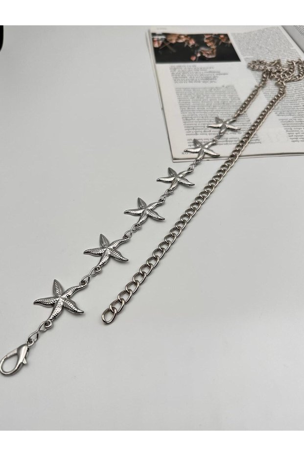 Starfish Chain Belt Women Belt Dress Belt Shirt Belt Body Belt Waist Belt