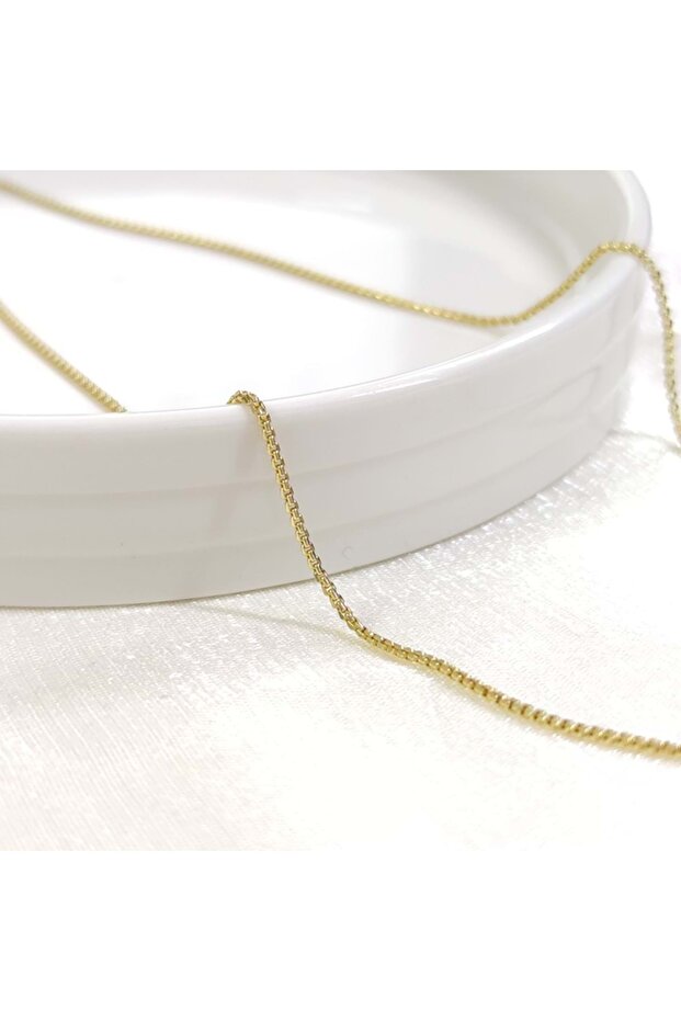 Xuping 45 cm Thin Chain Necklace Gold