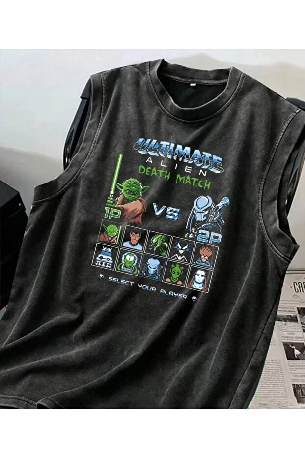 Ultimate Alien Printed Washable Unisex Oversize Undershirt