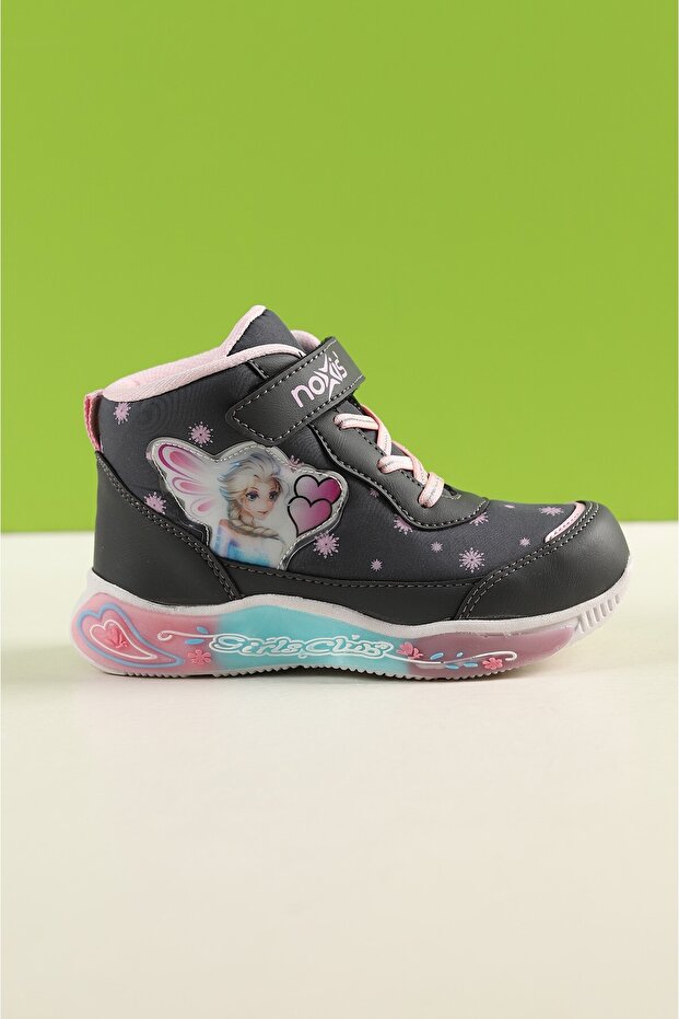 Girl's Figured Daily Lightweight Boots Navy Blue