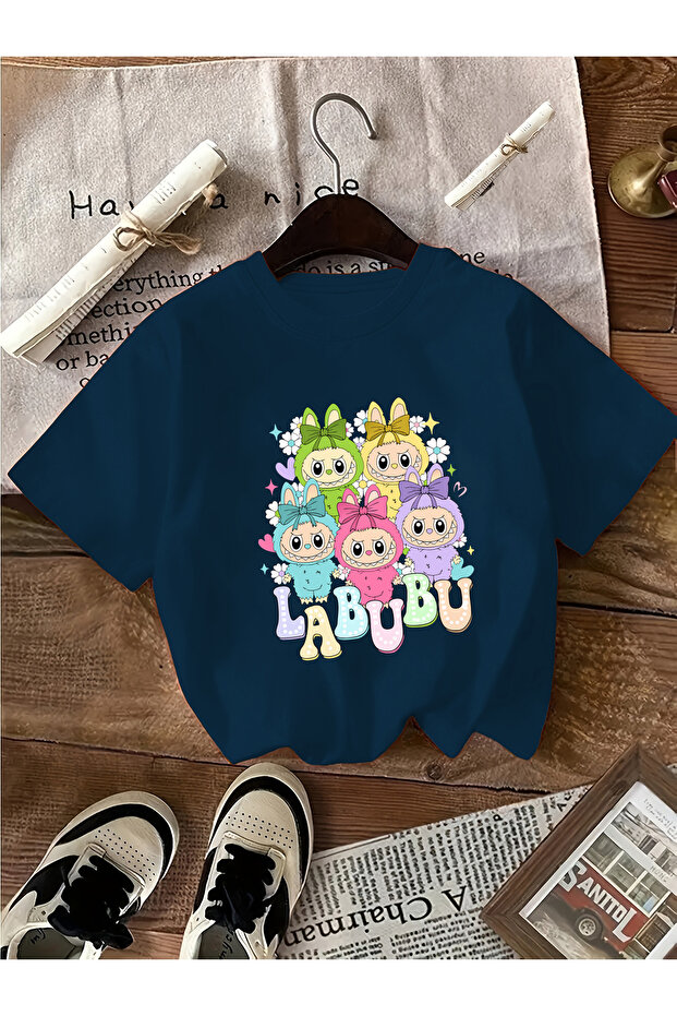 Multi-Character Printed T-Shirt for Girls