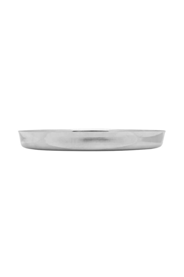 RAJ STAINLESS STEEL DINNER PLATE, 29 CM , SILVER, TS0013, DINNER PLATE , SERVEWARE , SERVING PLATE , RICE PLATE