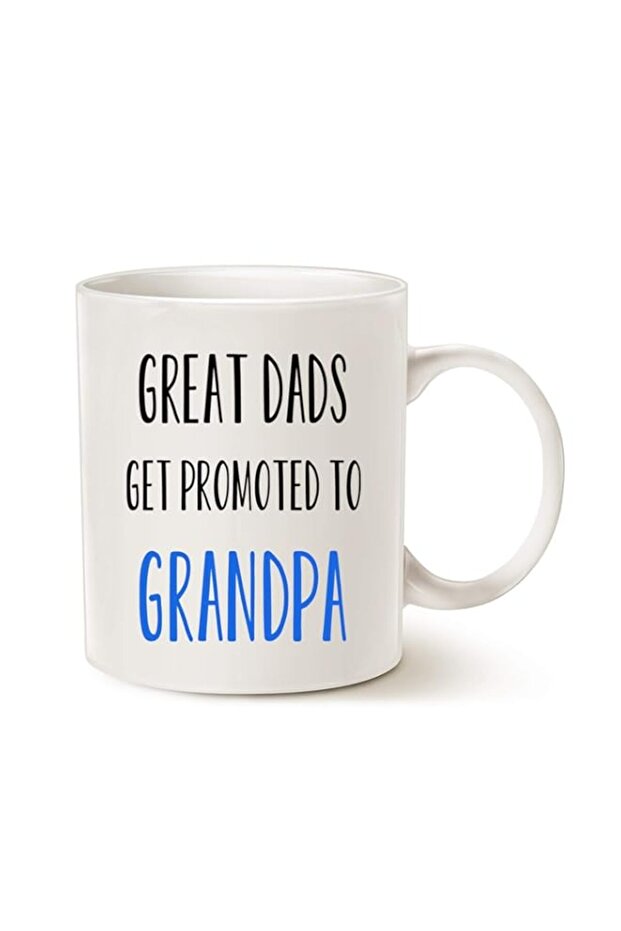 MAUAG Funny Grandpa Coffee Mug - White, 11oz