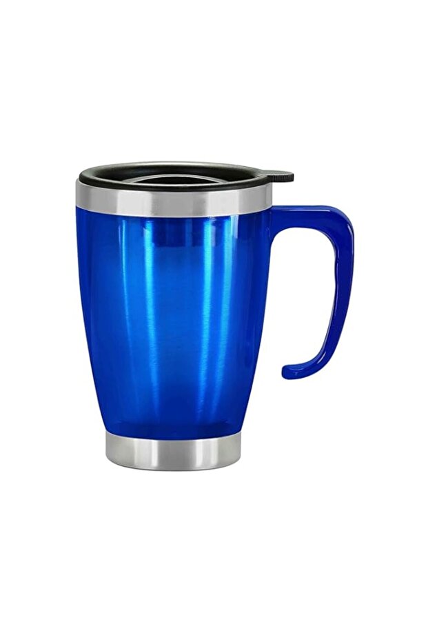 Royalford Travel Mug, 14 Oz, Blue, Rf5129