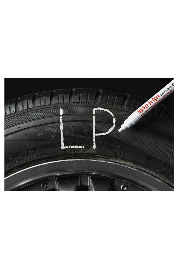 MARKER PERMANENT ALB PENTRU ANVELOPE AUTO REZISTENT LA APA - 1