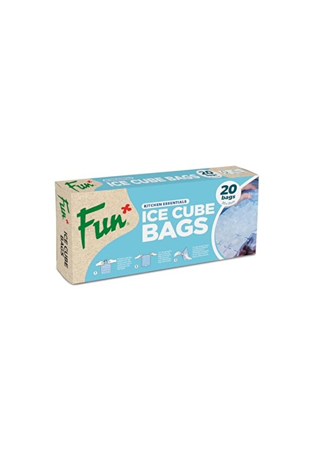 Fun Ice Cube Bags 20X31cm - 24cubes (Pack of 20)