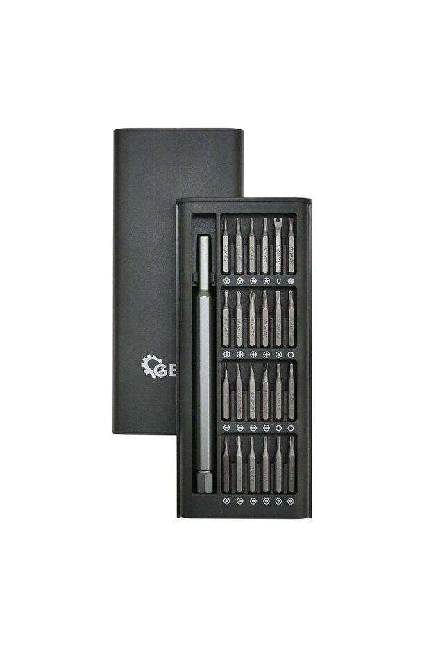 PRECISION SCREWDRIVER SET WITH 25 INTERCHANGEABLE BITS - 1