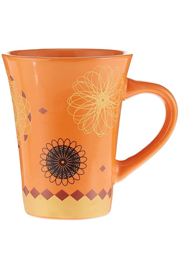 Royalford RF2963 Coffee Mug with Flower, 11 Oz