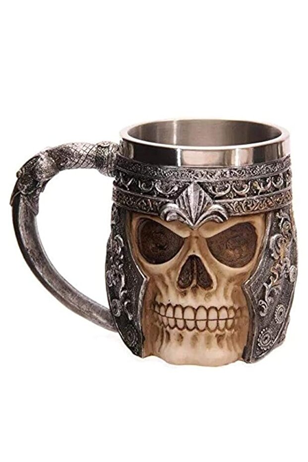 Creative 3D Skull Mug Stainless Steel 200ml Coffee Tea Cup Beer Mug Bar Cup
