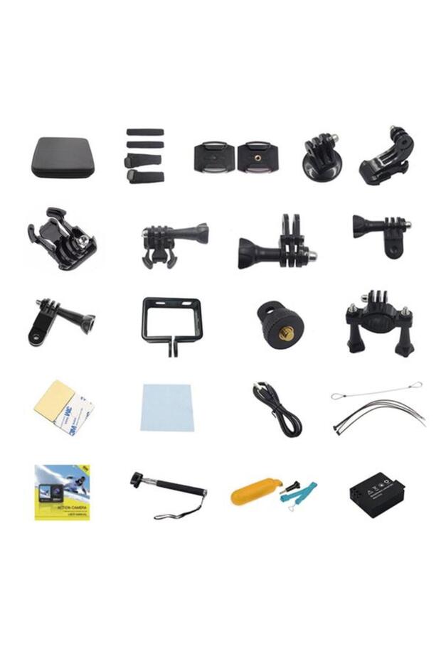 Аксесоари за екшън камери LAM 113225 22 в 1 (черен) - 5