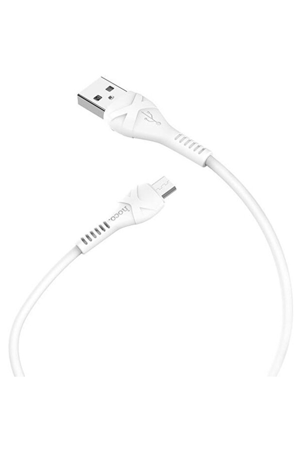 X37 USB - MicroUSB Cable, 1m, White - 3