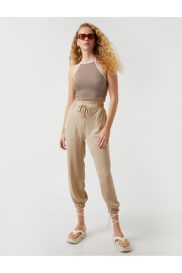 Jogger Trousers Drawstring Pocket