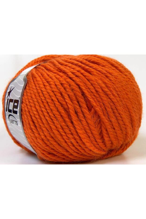 Lot of 4 X 100Gr Skeins Ice Yarns Alpaca Bulky (25% Alpaca 35% Wool) Yarn Orange