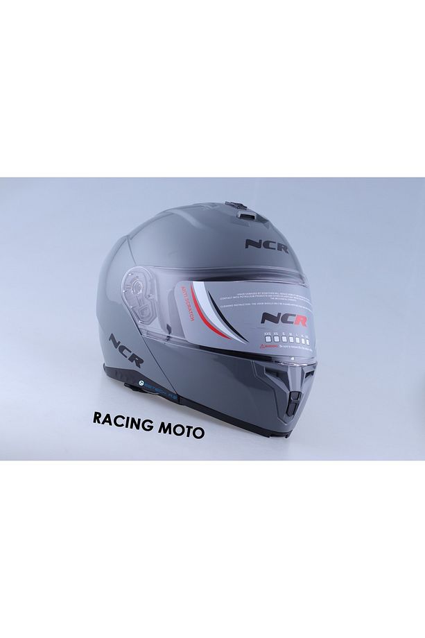 Çene Açılır Nardo Gri Kask (ECE BELGELİ) Sticker Hediyeli - 5