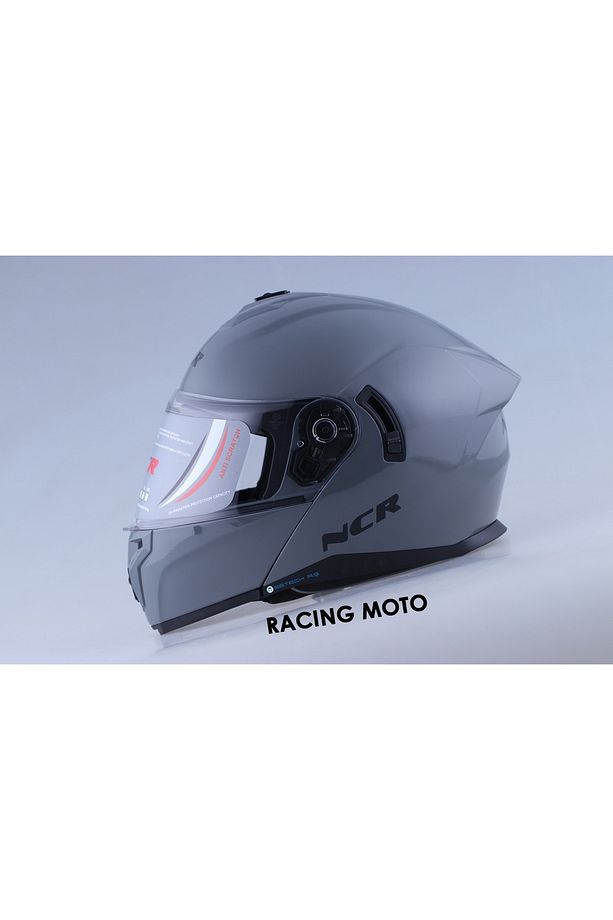Çene Açılır Nardo Gri Kask (ECE BELGELİ) Sticker Hediyeli - 3