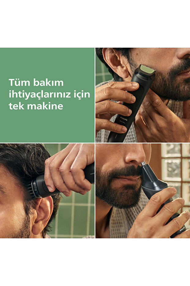 3000 Serisi 7in1, Erkek Bakım Seti, Yüz/Saç/Vücut Tıraş Makinesi, Islak /Kuru Kullanım, MG3930/15 - 4