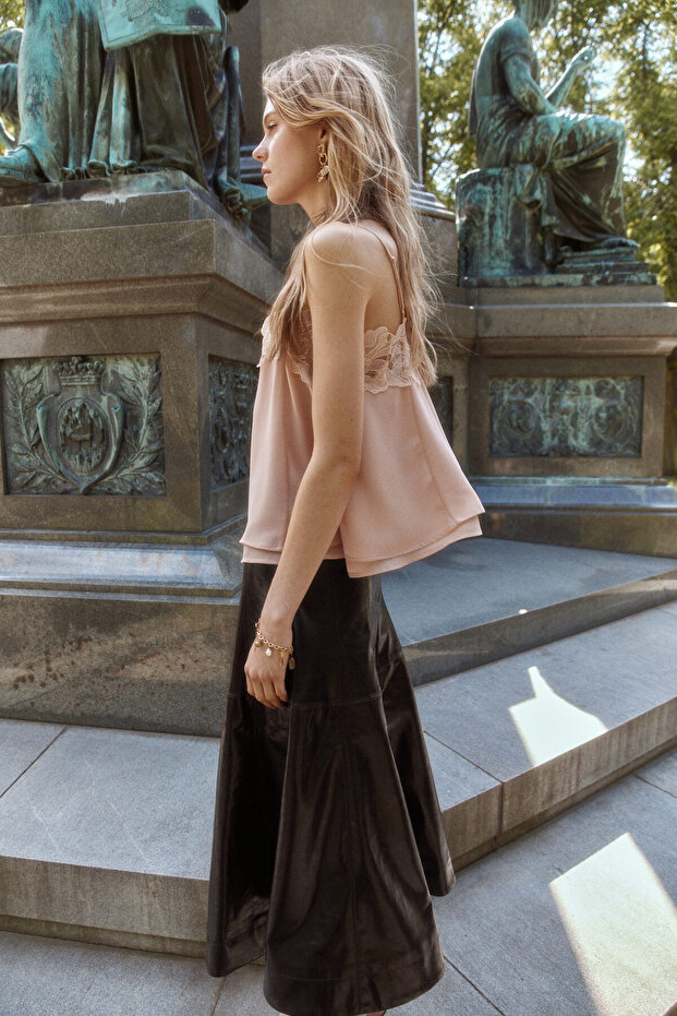 Kaplamalı Daire Kloş Etek - 4