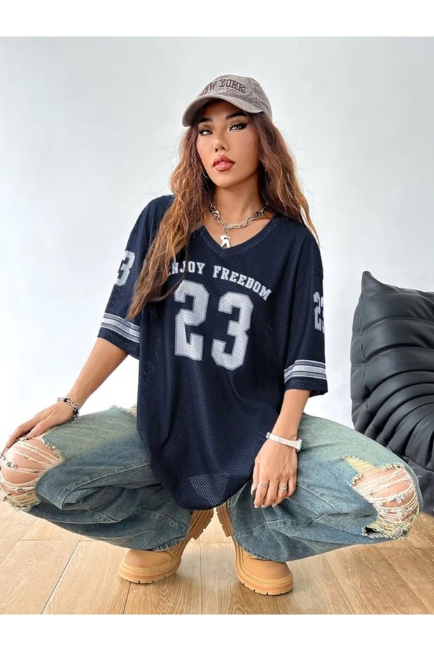 Μπλουζάκι Τζέρσεϊ 23 Αριθμός Τζέρσεϊ - 5