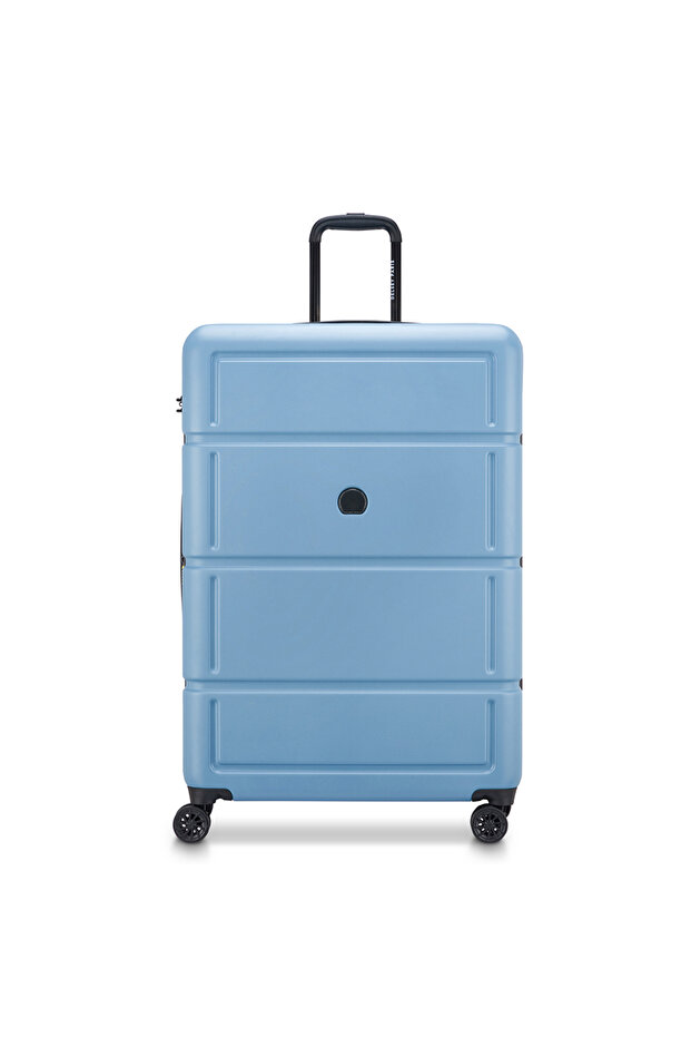 Camelia 82 cm Expandable 4 Double-Wheeled Large Checkin Suitcase Trolley - Light Blue