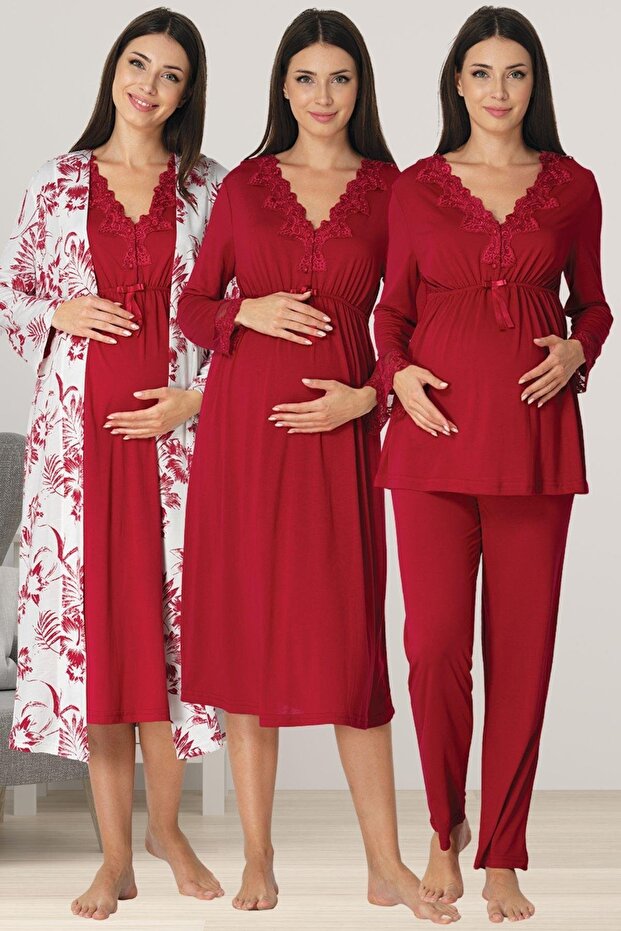 Effortt Cherry Pregnant Maternity Set