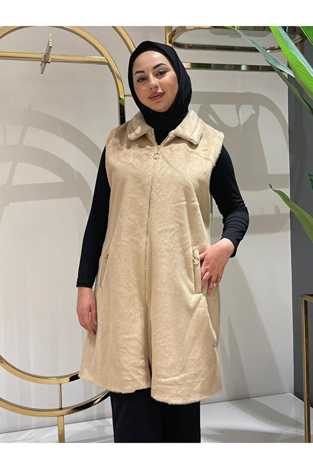 ANGORA YELEK Bej - 1