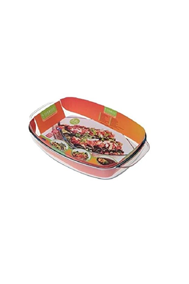 Termisil, Glass Ovenware Rectangular, 3.6L,Borosilicate (Heat-Resistant) Glass, Suitable For Gas Co