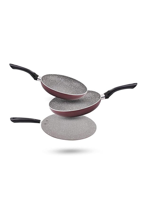 Delcasa 3-Piece Fry Pan Set