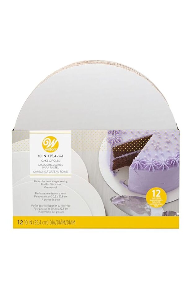 Wilton Cake Board, White, 10 Inch, Wt-2104-102, 12 Pieces
