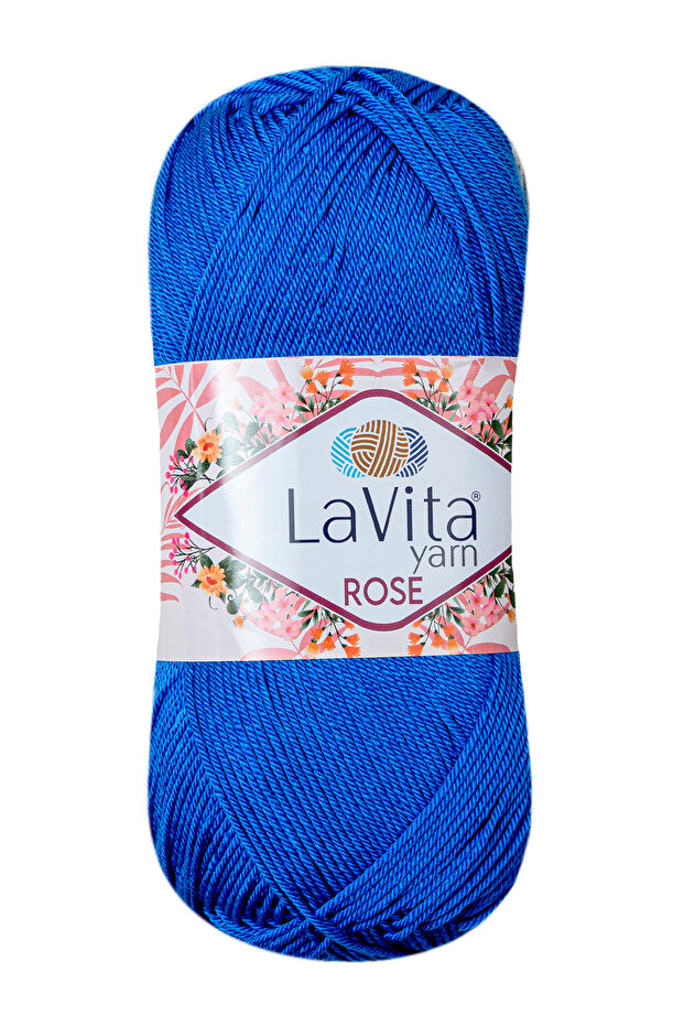 Rose Hand Knitting Yarn 100% Acrylic 100Gr (5212 Cobalt Blue)