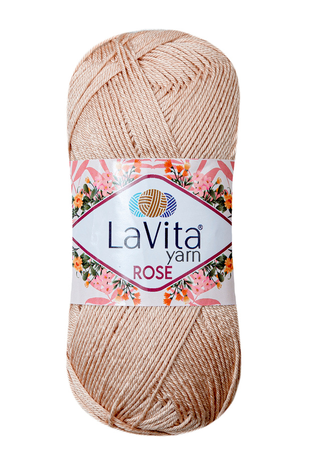 Rose Hand Knitting Yarn 100% Acrylic 100Gr (4031 Salmon)