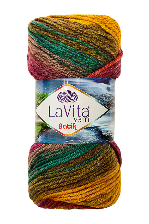Batik Hand Knitting Yarn 100% Acrylic 100Gr (Dg10 Vienna)