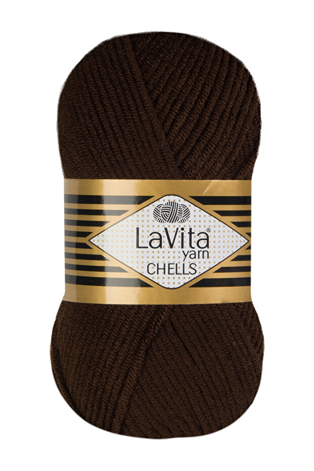 Chells Hand Knitting Yarn 100% Acrylic 100Gr (9683 Coffee)
