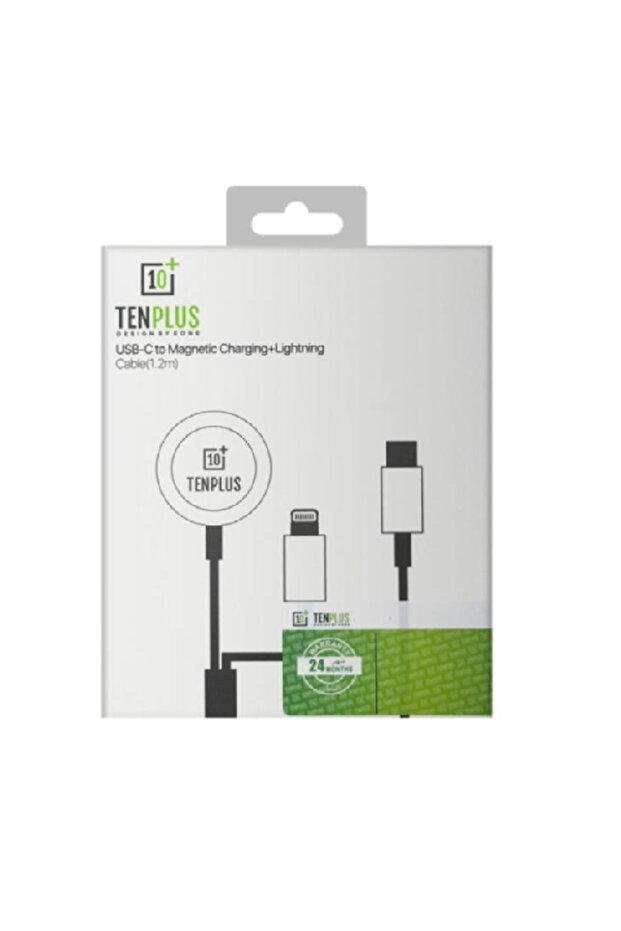 USB-C الى شاحن لاسلكي + موصل لايتننغ