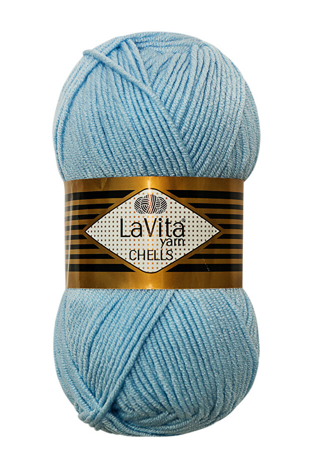 Chells Hand Knitting Yarn 100% Acrylic 100Gr (Sp-999 Blue)