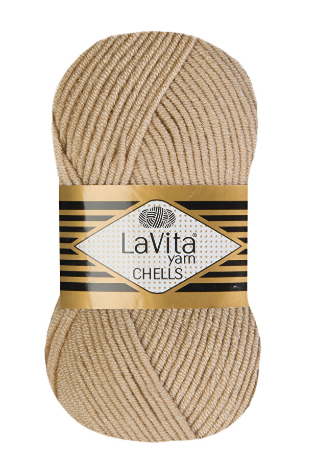 Chells Hand Knitting Yarn 100% Acrylic 100Gr (9677 Beige)
