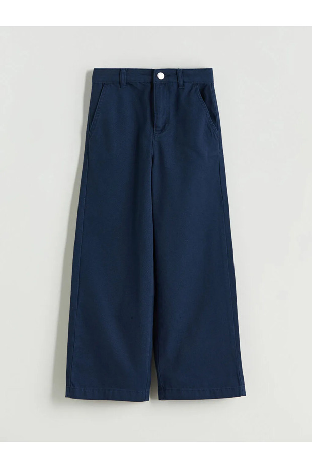 LCW ECO Lacivert Basic Kız Çocuk Pantolon - 1