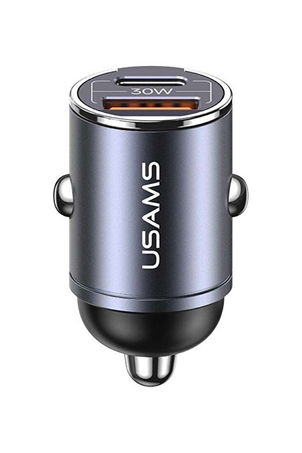 شاحن سيارة سريع الشحن PD30W بمنفذين USB C