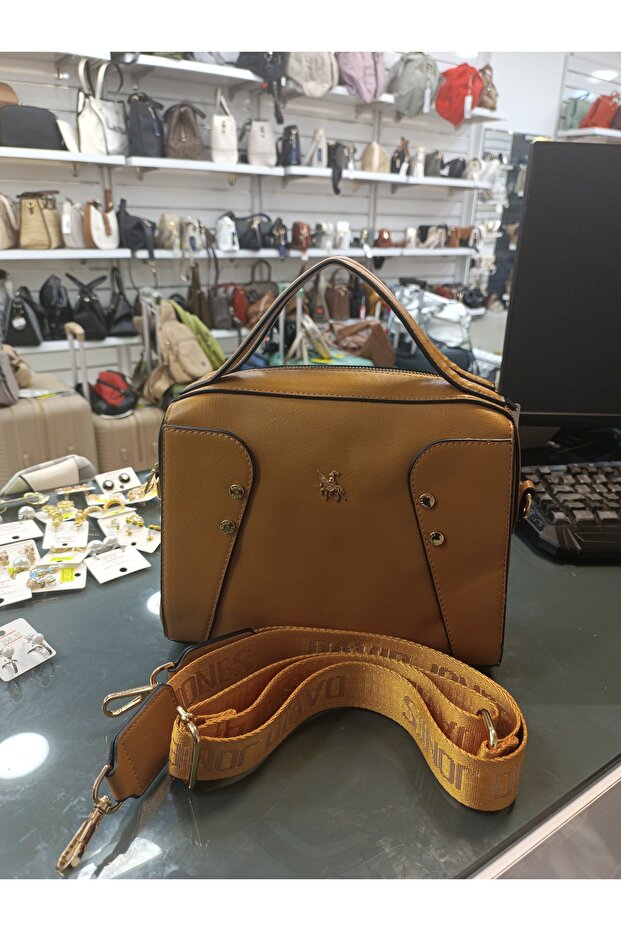 El-Çapraz Çanta Hardal - 1