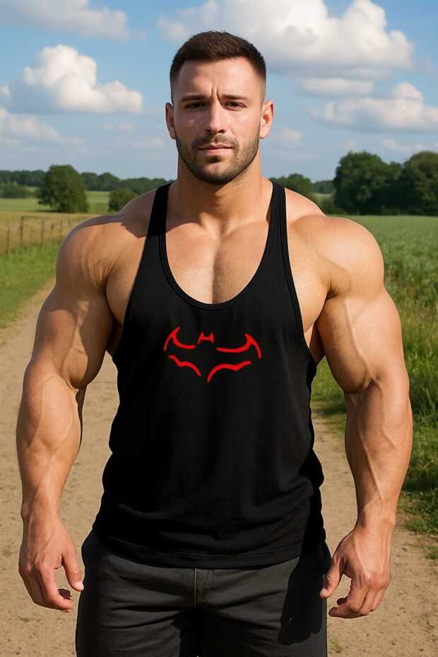Men's Sports Singlet Sweat-Proof Zero Sleeve New Style New Trend t Shirt