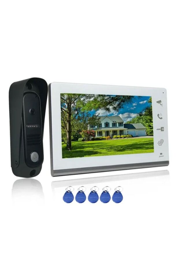 Video intercom system with 7-inch screen, CRISTALIS SALE™, Video intercom with 5 access keys - 1