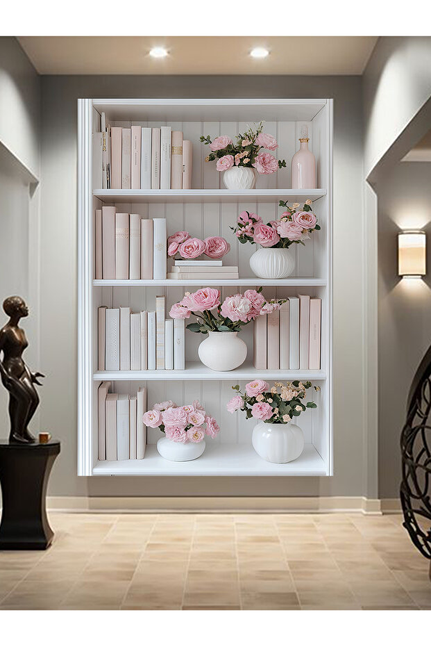 KÜTÜPHANE BASKILI KANVAS TABLO - 2