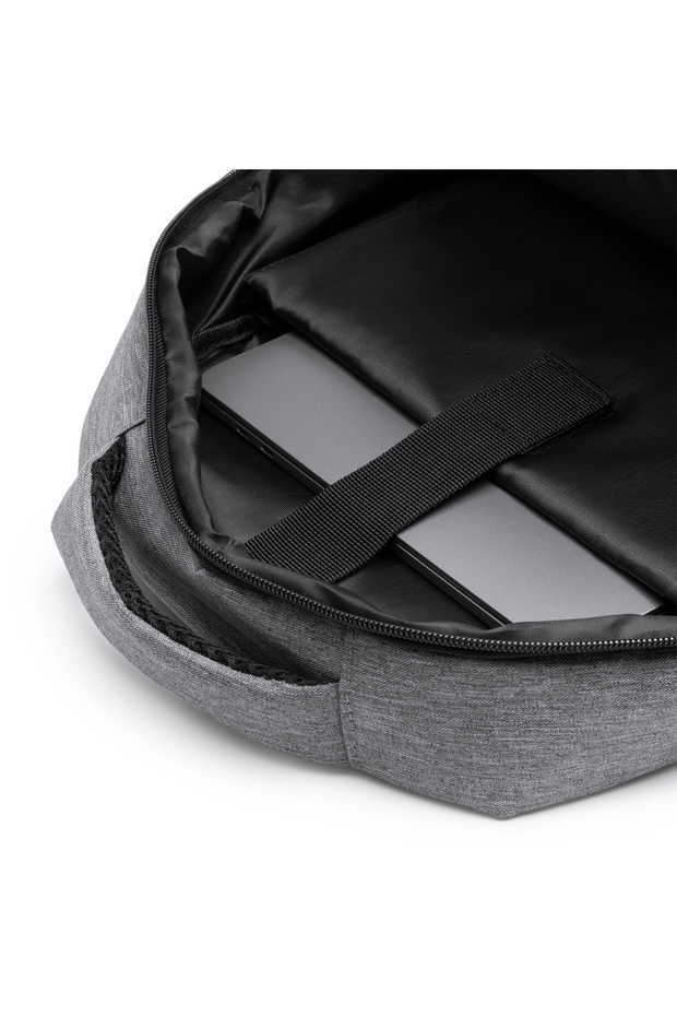 KITON GREY recycled polyester backpack - 3