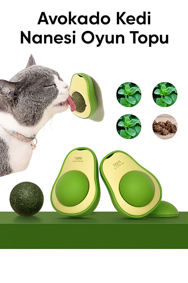 Avocado Catnip Play Ball – Fun and Natural Playmate for Cats