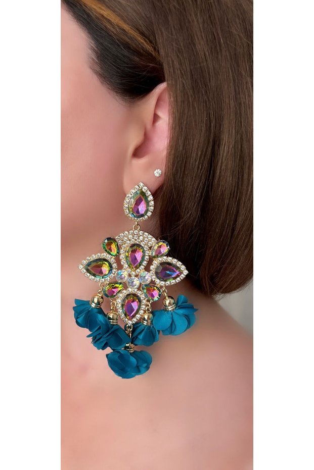Diva Charm Stylish Flower Tassels